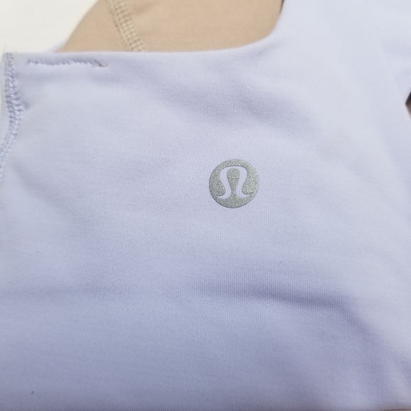 Lululemon Open Racerback Training Bra Medium Support Tank Top Lavender 2 New - Picture 6 of 12